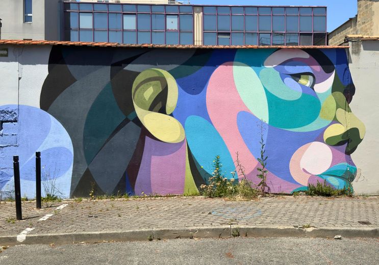 Street art in Chartrons, an urban expression i ...